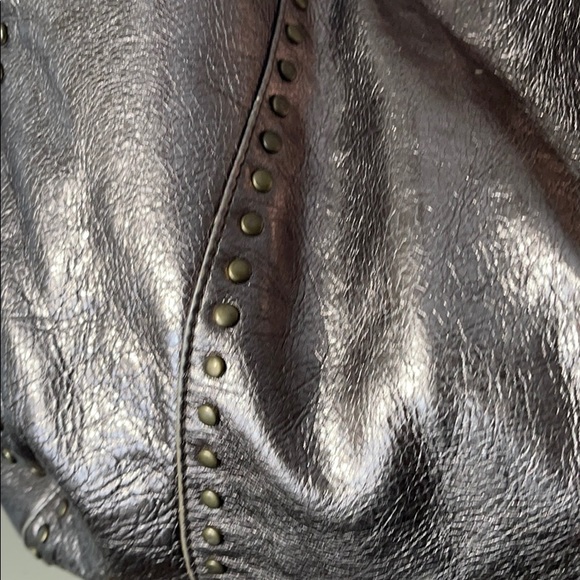 KOOBA metallic silver studded Marcelle hobo bag - Picture 9 of 14